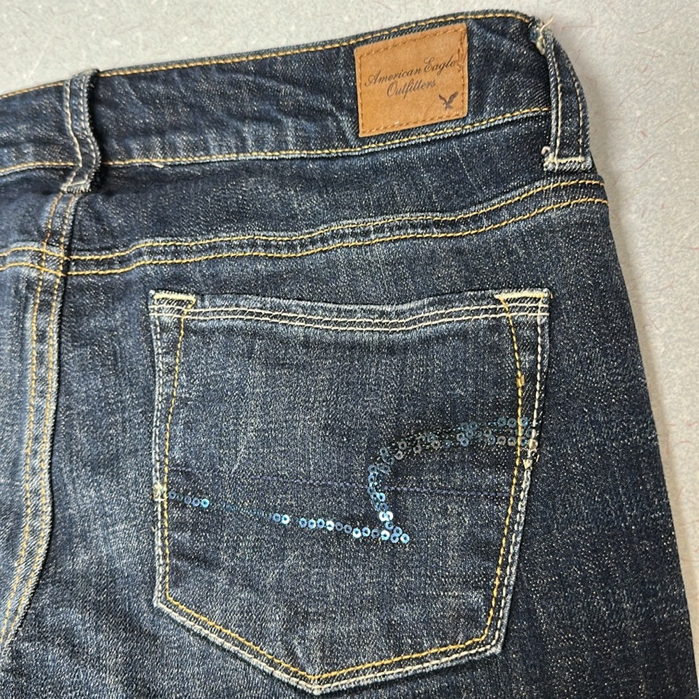 ☀️ JEANS SALE ☀️ AMERICAN EAGLE 🌿 WOMEN 🌿 STRETCH 👖 SKINNY KICK 👖 DARK WASH